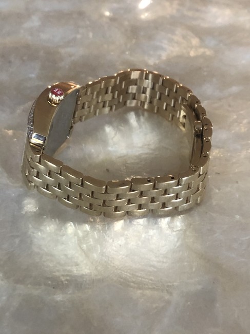 Michele Yellow Gold Urban Mini Diamond Dial Bracelet - Watch Michele Yellow Gold Urban Mini Diamond Dial Bracelet - Watch