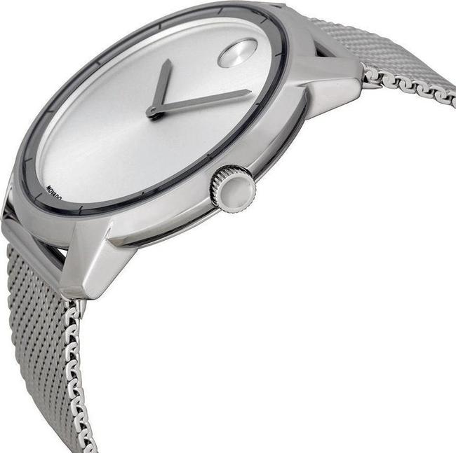 Movado Silver Bold Stainless Steel Mesh Strap Dial 3600260 Watch Movado Silver Bold Stainless Steel Mesh Strap Dial 3600260 Watch