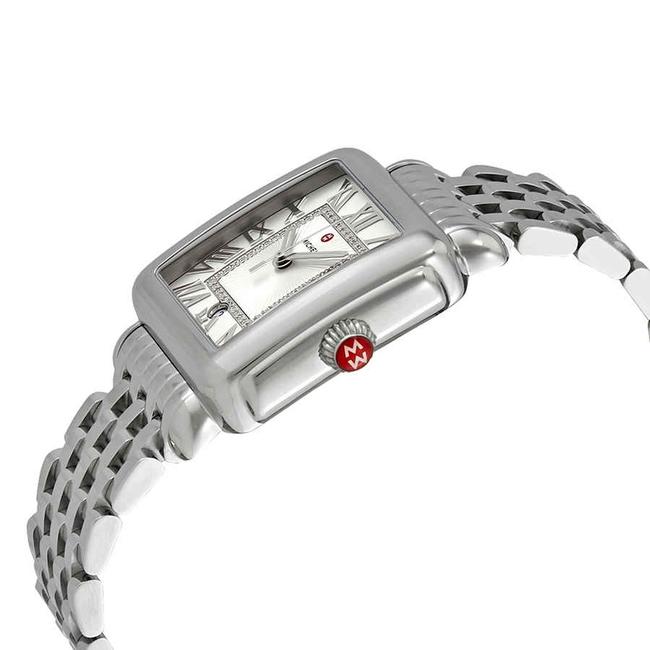 Michele Silver Deco Madison Stainless Diamond Mww06t000141 Watch Michele Silver Deco Madison Stainless Diamond Mww06t000141 Watch