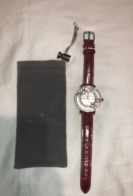 Michele Colette Fleur Diamond and Gem Stone Watch Michele Colette Fleur Diamond and Gem Stone Watch