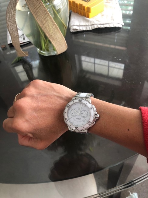 TAG Heuer White Formula One Diamond Watch TAG Heuer White Formula One Diamond Watch