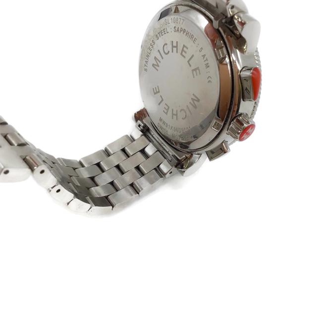 Michele Silver Tone Csx Chronograph Watch Michele Silver Tone Csx Chronograph Watch