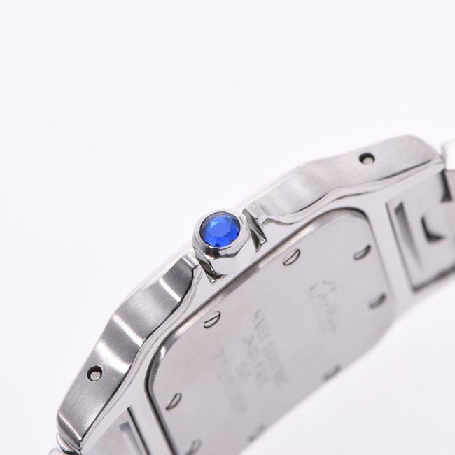 Cartier White Stainless Steel Santos Galbee Womens Wristwatch 23 Mm Watch Cartier White Stainless Steel Santos Galbee Womens Wristwatch 23 Mm Watch
