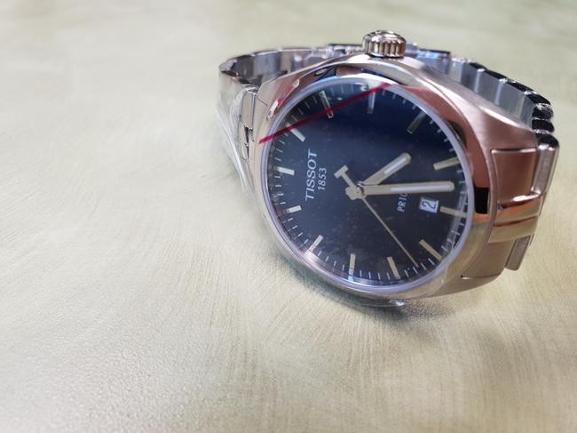 Tissot Blue Pr 100 Dial Stainless Steel Mens Watch Tissot Blue Pr 100 Dial Stainless Steel Mens Watch