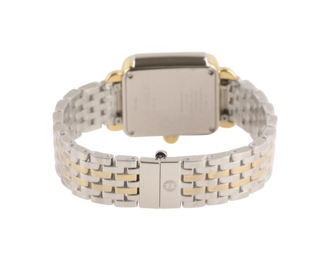 Michele Silver Deco Madison Two Tone Watch Michele Silver Deco Madison Two Tone Watch
