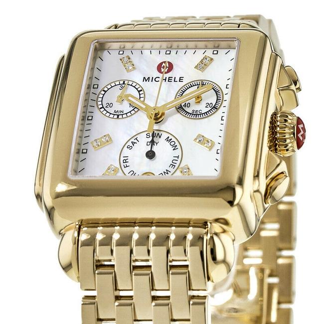 Michele Gold Deco Mother Of Pearl Diamond Mww06p000016 Watch Michele Gold Deco Mother Of Pearl Diamond Mww06p000016 Watch