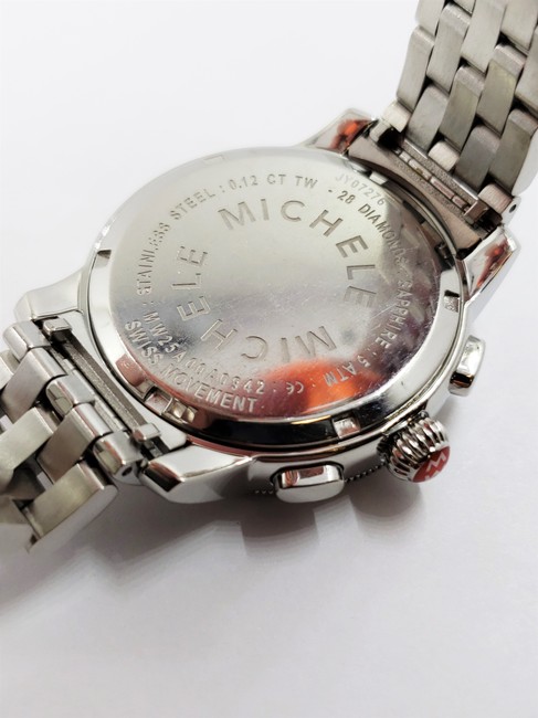 Michele Uptown Diamond Dial Chronograph Case & Bracelet 39mm Watch Michele Uptown Diamond Dial Chronograph Case & Bracelet 39mm Watch