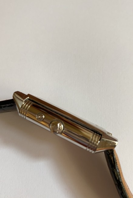 Jaeger-LeCoultre Silver Reverso Duo Blue Night and Day Hand Wound Watch Jaeger-LeCoultre Silver Reverso Duo Blue Night and Day Hand Wound Watch