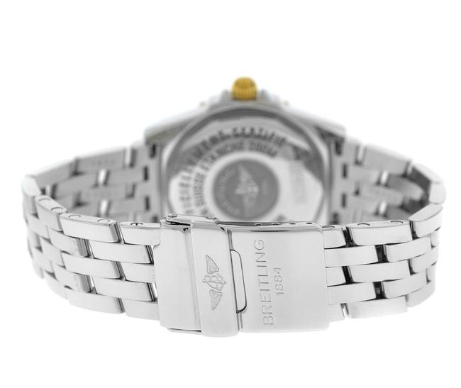 Breitling Silver Unisex 34mm Windrider Callisto B77346 Steel Gold Mop Quartz Watch Breitling Silver Unisex 34mm Windrider Callisto B77346 Steel Gold Mop Quartz Watch