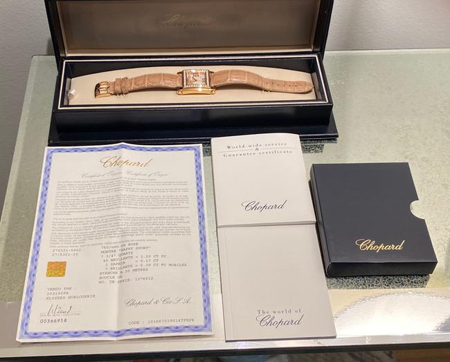 Chopard Rose Gold Happy Sport Watch Chopard Rose Gold Happy Sport Watch