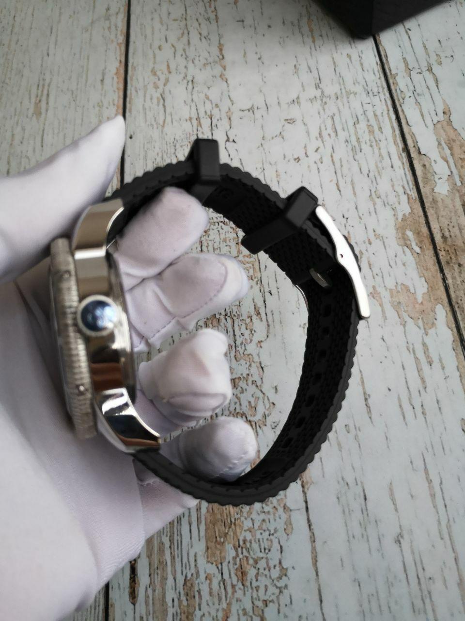 Breitling Chronometr Black Rubber Strap