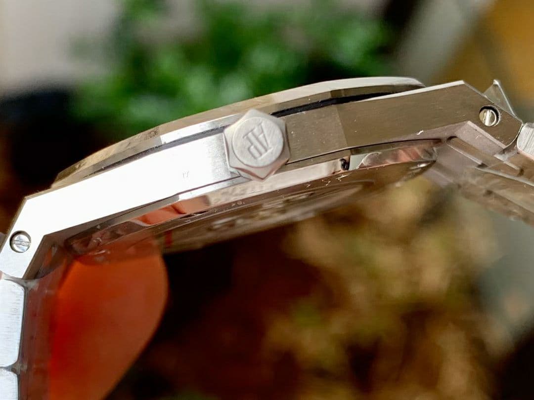 Lady Royal Oak 33mm SS JF 1:1 Best Edition Silver Dial Diamonds Bezel on SS Bracelet Swiss Quartz Lady Royal Oak 33mm SS JF 1:1 Best Edition Silver Dial Diamonds Bezel on SS Bracelet Swiss Quartz