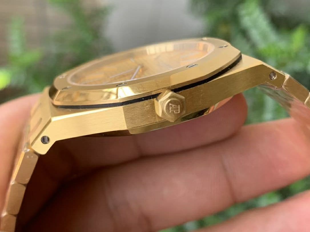 AP0633 - Royal Oak Jumbo 15202 YG/YG Gold KZF A2121