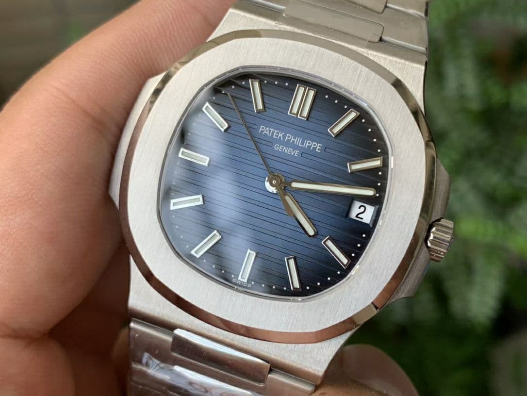 Nautilus 5711/1A PPF 1:1 Best Edition Blue Textured Dial on SS Bracelet 324CS V4