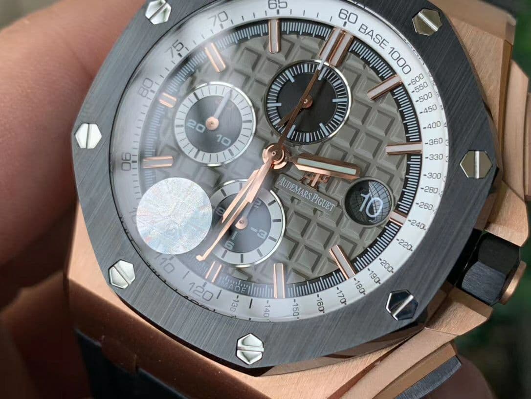Royal Oak Offshore 44mm RG Germany Edition JF 1:1 Best Edition on Rubber Strap A3126 V2 Royal Oak Offshore 44mm RG Germany Edition JF 1:1 Best Edition on Rubber Strap A3126 V2