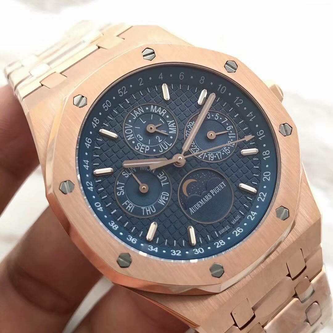 Royal Oak Perpetual Calendar 26574 RG/RG Blue JF A5134 Royal Oak Perpetual Calendar 26574 RG/RG Blue JF A5134