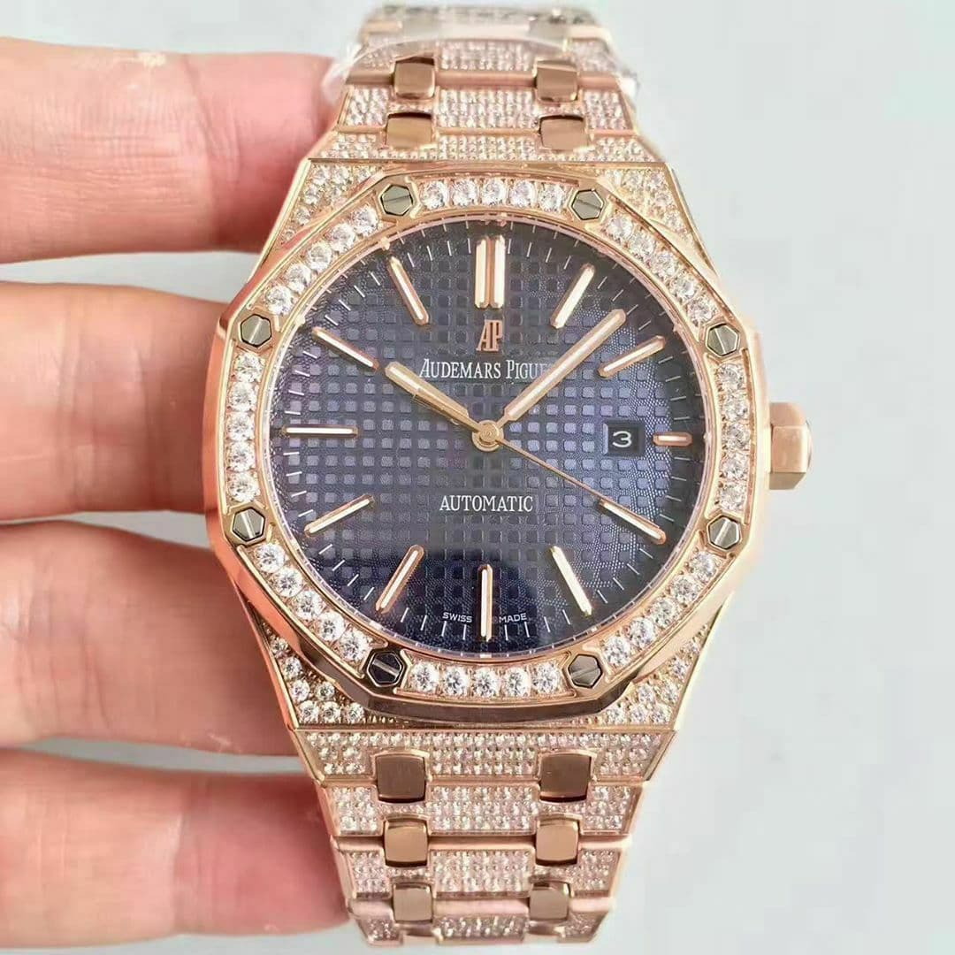 Royal Oak 41mm 15400OR 2019 RG/RG Diam Blue Dial TZF MY9015 Royal Oak 41mm 15400OR 2019 RG/RG Diam Blue Dial TZF MY9015