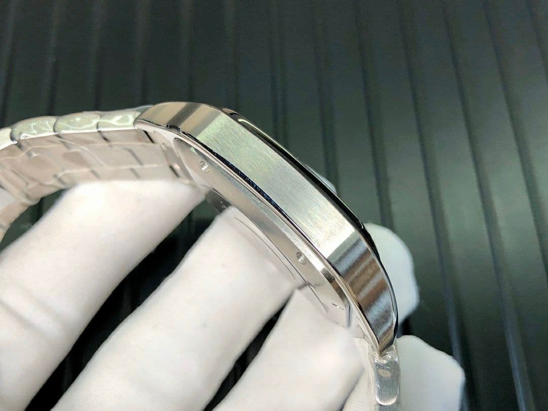 Santos de Cartier 40mm SS/PVD GF 1:1 Best Edition White Dial on YG SmartLinks Bracelet MIYOTA 9015 V2 Santos de Cartier 40mm SS/PVD GF 1:1 Best Edition White Dial on YG SmartLinks Bracelet MIYOTA 9015 V2