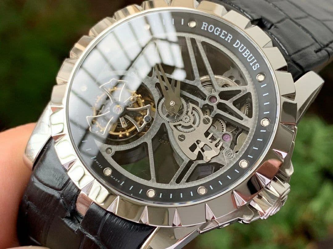 Excalibur Rddbex0392 SS BBR Best Edition Skeleton Dial on Black Leather Strap A2136 Tourbillon