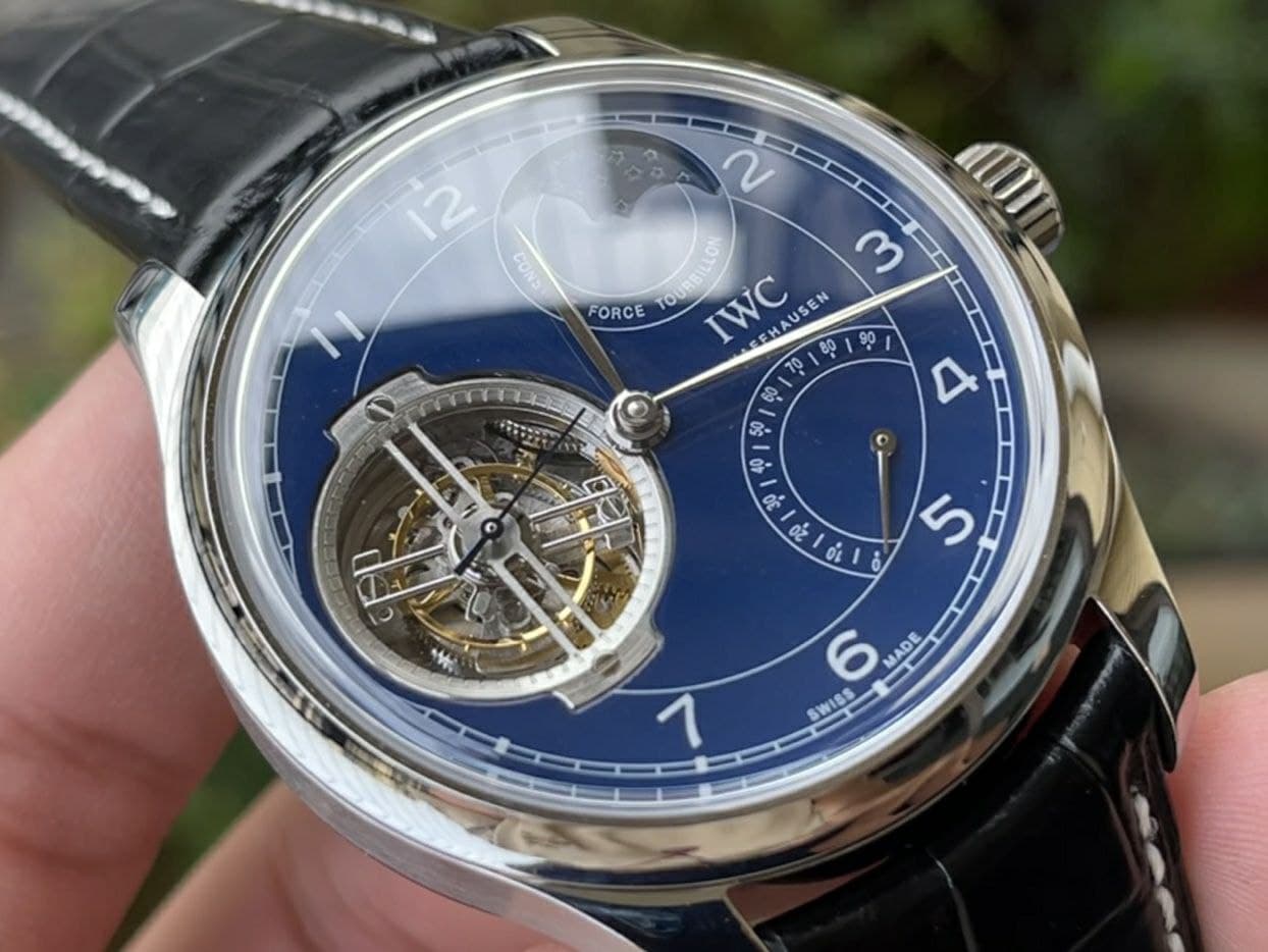 Portugieser Constant-Force Tourbillon Edition 150 YearsSS BBR Best Edition Blue Dial