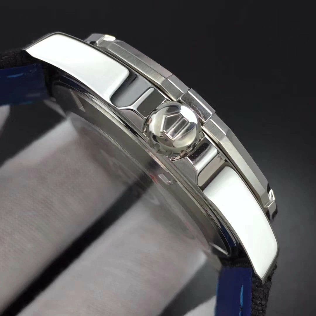 Aquaracer Calibre 5 SS 43mm OXF 1:1 Best Edition Ceramic Bezel Black Dial "Single Blue" on Nylon Strap SW200 Aquaracer Calibre 5 SS 43mm OXF 1:1 Best Edition Ceramic Bezel Black Dial "Single Blue" on Nylon Strap SW200