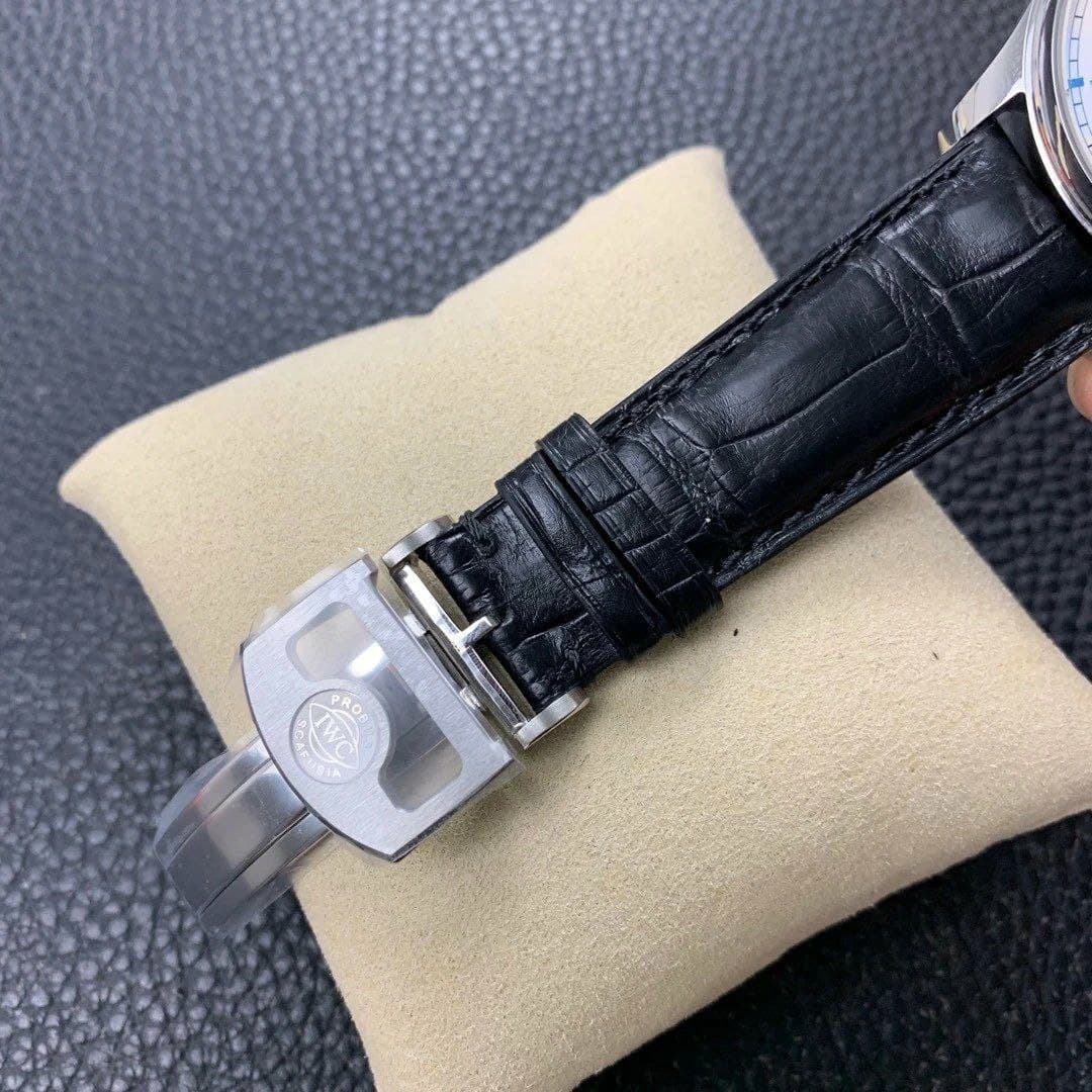 Portuguese Real PR IW500705 ZF 1:1 Best Edition White Dial Blue Markers on Brown Leather Strap A52010 Portuguese Real PR IW500705 ZF 1:1 Best Edition White Dial Blue Markers on Brown Leather Strap A52010