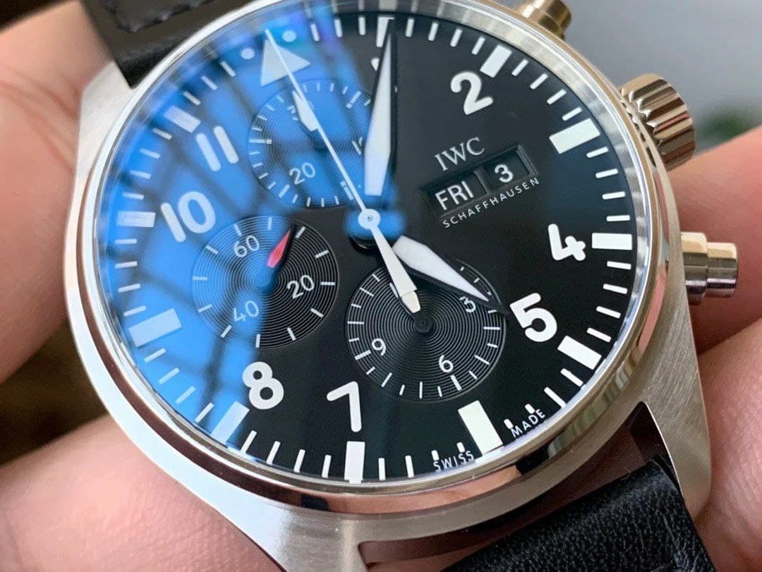 TOP GUN SS AZF 1:1 Best Edition on Black Leather Strap TOP GUN SS AZF 1:1 Best Edition on Black Leather Strap