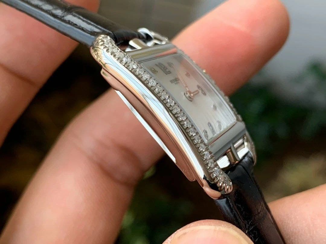 Hermes Cape Cod Ladies SS/LE White Swiss Quartz