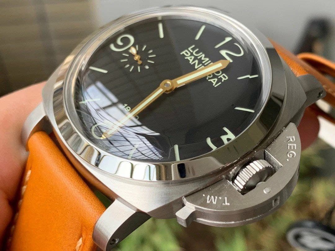 PAM127 E XF 1:1 Best Edition on Brown Leather Strap A6497 with Y-Incabloc PAM127 E XF 1:1 Best Edition on Brown Leather Strap A6497 with Y-Incabloc