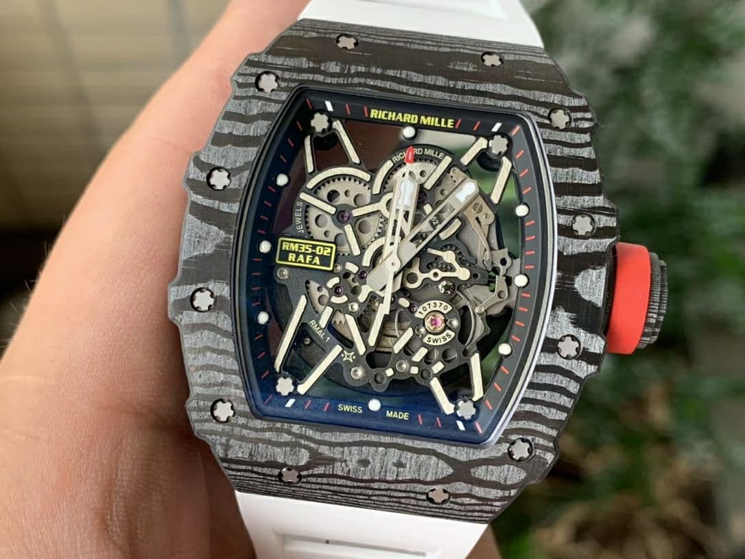 Richard Mille 0198A - RM035-02 Rafael Nadal Black NTPT/RU Skele ZF V3 NH05A
