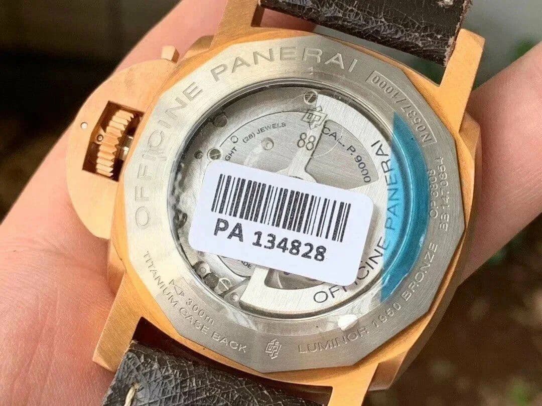 PAM382 N Bronzo VSF 1:1 Best Edition on Brown Distressed Calfskin Strap P.9000 Super Clone V2