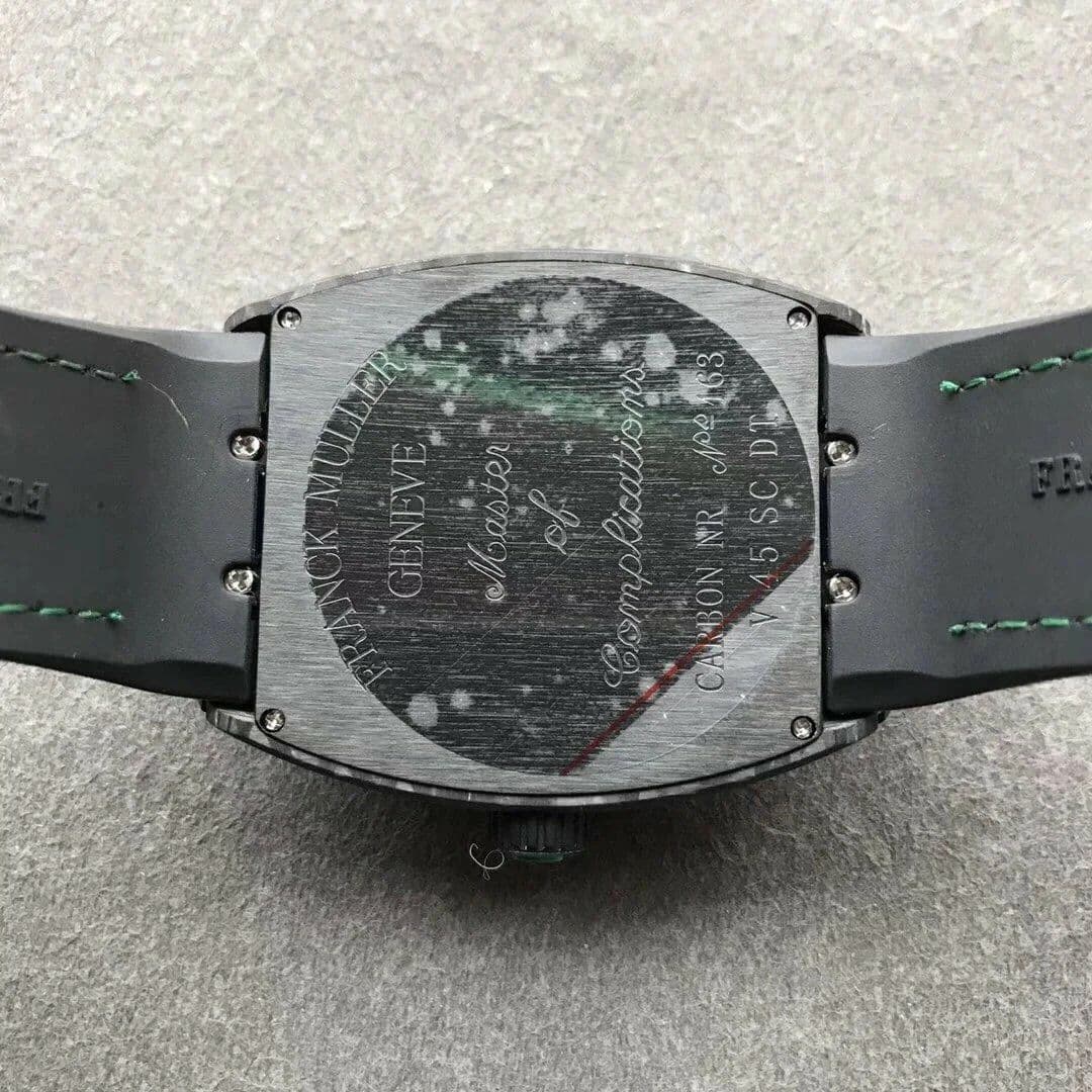Vanguard Automatic Carbon Black/Green Carbon Dial on Black Nylon/Rubber Strap NH35A