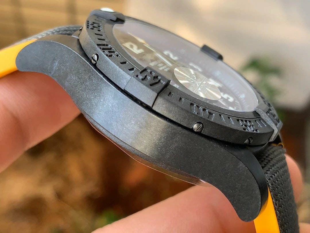 Avenger Hurricane 45mm Chrono GF 1:1 Best Edition Black Dial on Black Nylon Strap