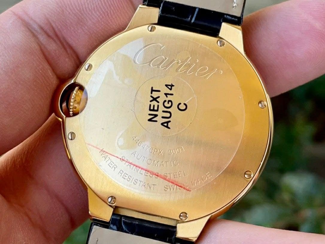 Cartier Ballon Gold Case Diamond 42mm Diam YS/LS
