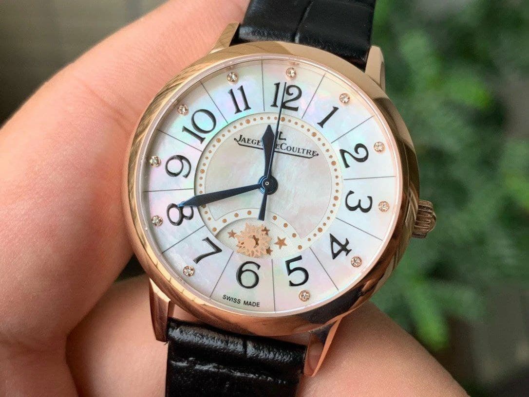 Rendez-Vous Night & Day RG ZF 1:1 Best Edition White Dial Black Markers Bezel on Black Leather Strap A898