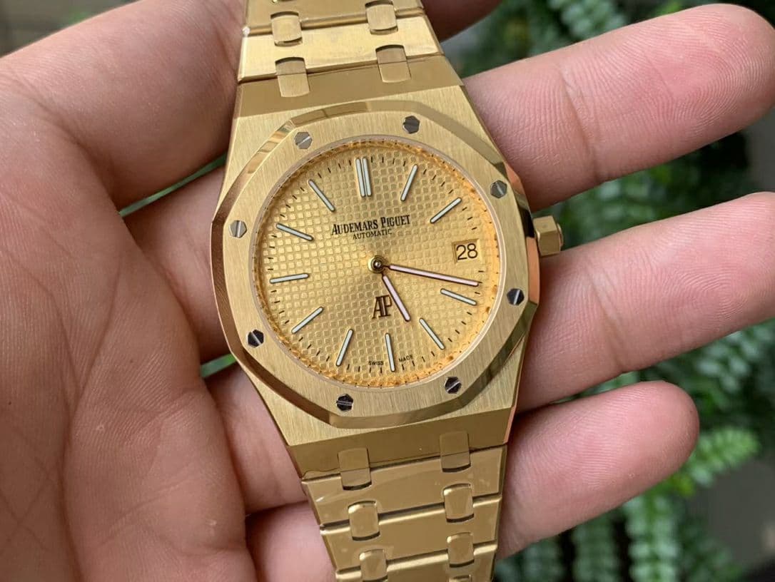 AP0633 - Royal Oak Jumbo 15202 YG/YG Gold KZF A2121