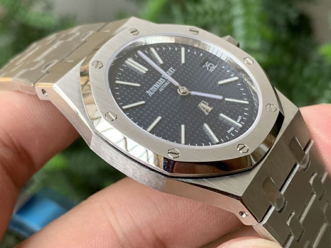AP0641 - Royal Oak Jumbo Extra Thin 15202 SS/SS Blue ZF A2121 AP0641 - Royal Oak Jumbo Extra Thin 15202 SS/SS Blue ZF A2121