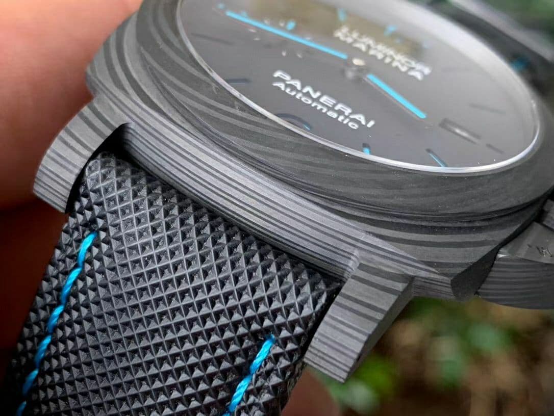 PAM1661 Carbotech VSF 1:1 Best Edition on Black Kevlar Composite Strap P.9010 Clone PAM1661 Carbotech VSF 1:1 Best Edition on Black Kevlar Composite Strap P.9010 Clone