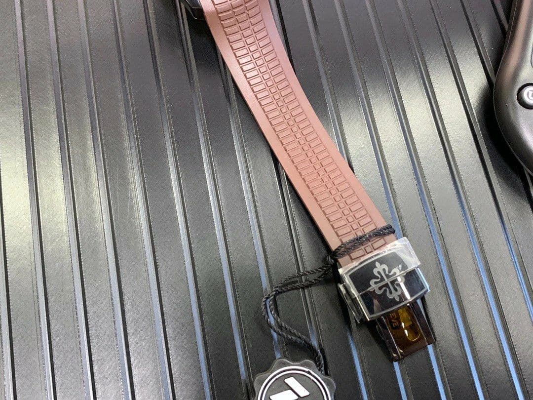 Aquanaut Black Venom DLC ZF 1:1 Best Edition Black Dial on Brown Rubber Strap 324CS