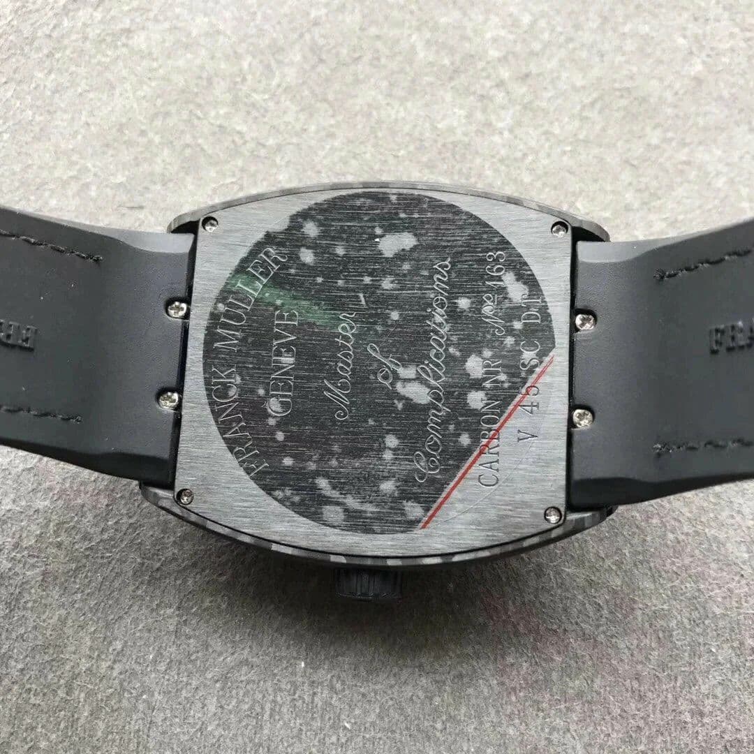 Vanguard Automatic Carbon Black Carbon Dial on Black Nylon/Rubber Strap NH35A