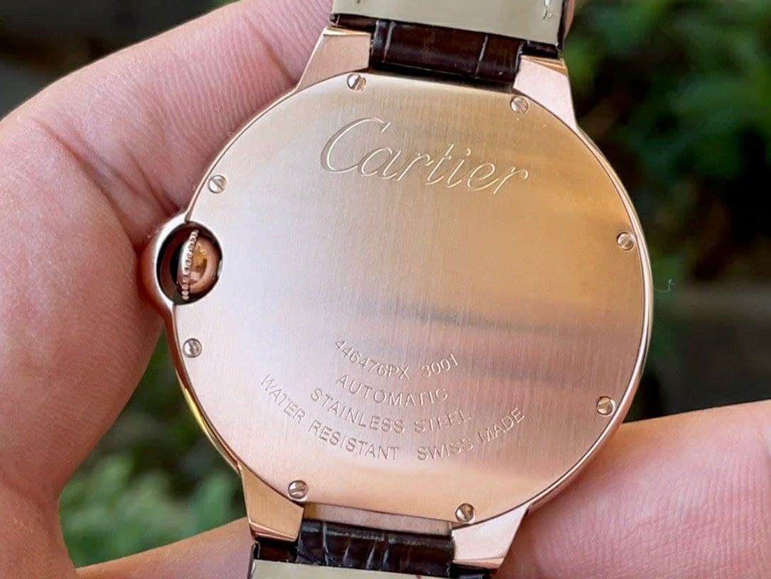 Cartier Ballon Gold Case Diamond 42mm Diam RG/LS Cartier Ballon Gold Case Diamond 42mm Diam RG/LS