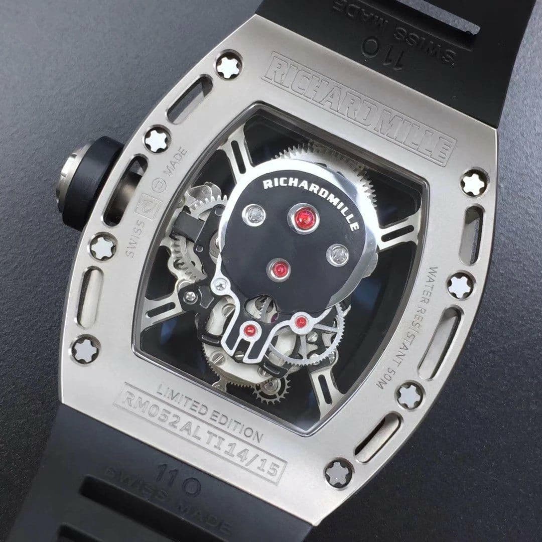 RMILL Real Tuorbilion Titan Case Skull EURF