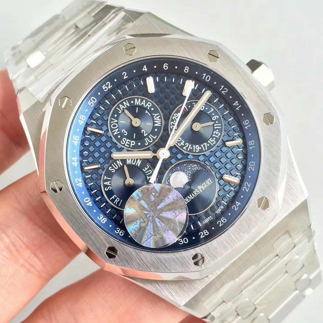 Royal Oak Perpetual Calendar 26574 SS/SS Blue JF A5134