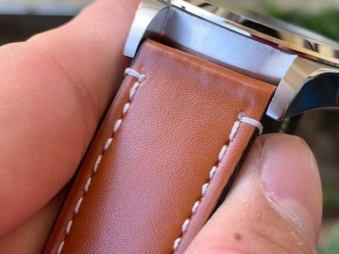 Black Bay 41 LF 1:1 Best Edition Black Dial on Brown Leather Strap A2824