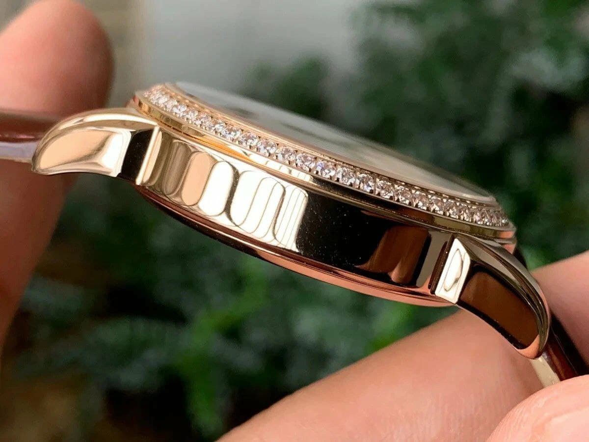 Patek Philippe 5270 1:1 Best Edition Version Diamond on Brown Leather Strap