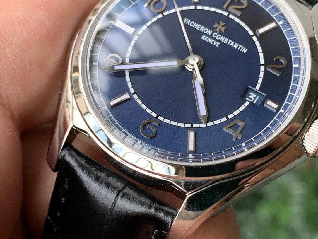 Fiftysix SS 40mm ZF 1:1 Best Edition Blue Dial on Black Leather Strap A1326