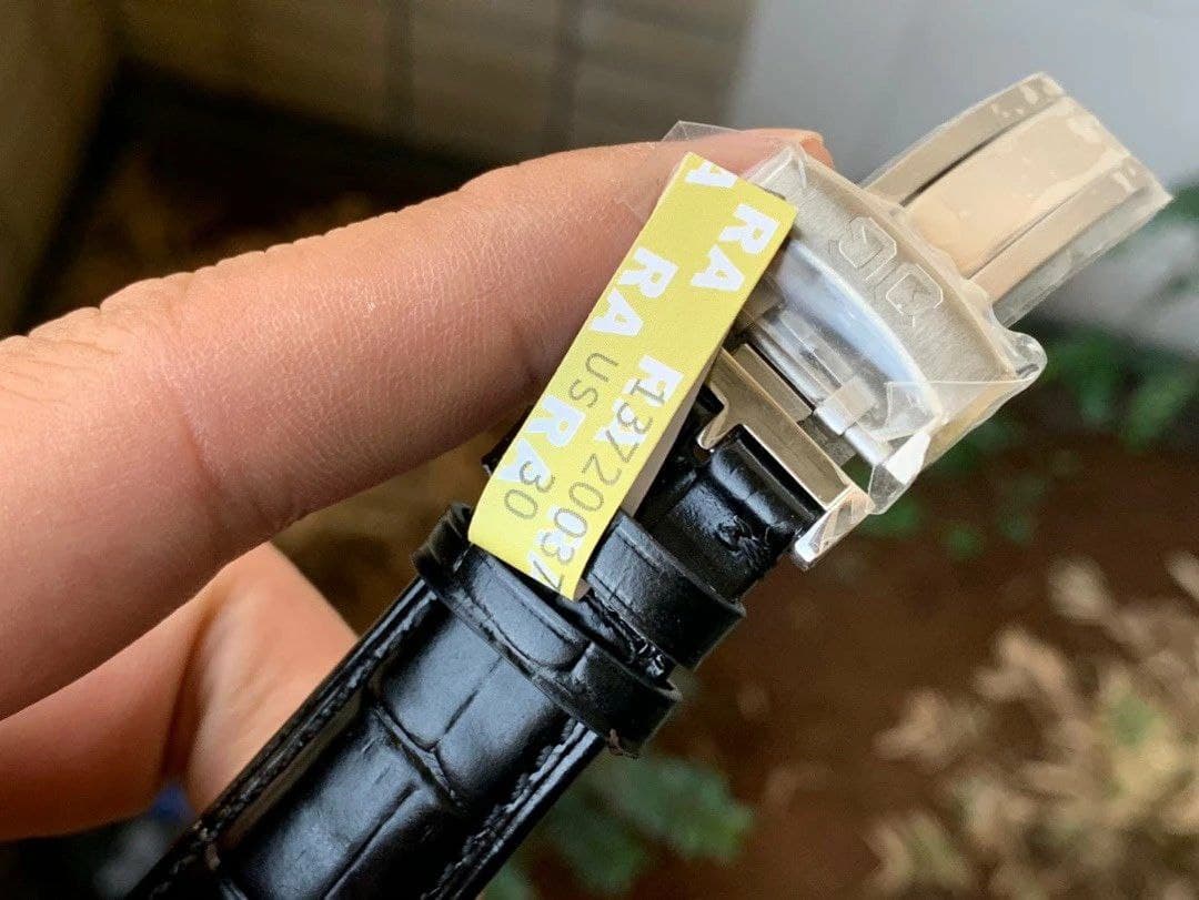 PanoInverse 42mm SS TZF Best Edition Black Dial on Black Leather Strap A23J