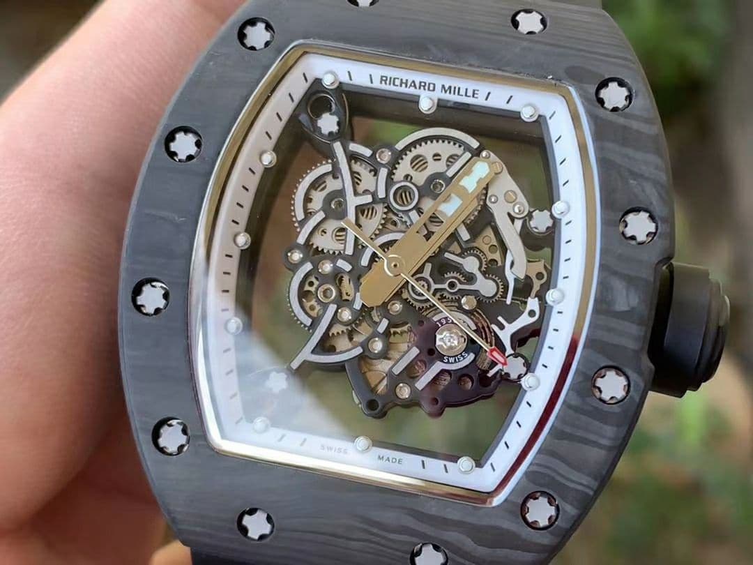 RM055 NTPT KVF Best Edition Skeleton Dial Gold on White Rubber Strap MIYOTA8215 V3 (Copy) RM055 NTPT KVF Best Edition Skeleton Dial Gold on White Rubber Strap MIYOTA8215 V3 (Copy)