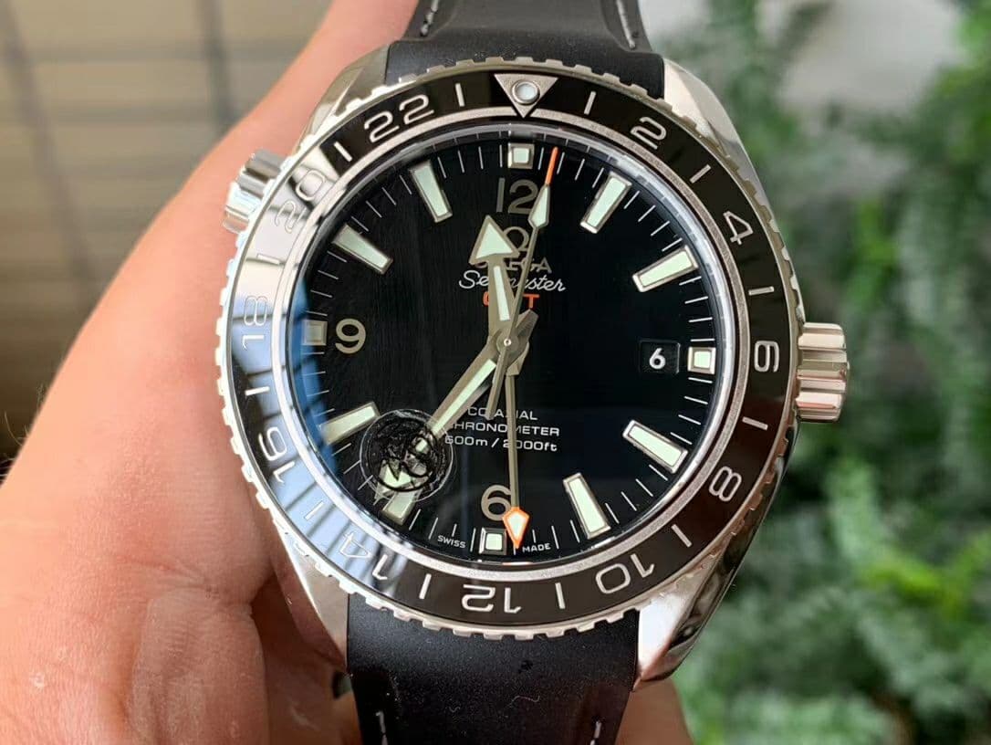 Planet Ocean 600M Co-Axial GMT 43.5mm VSF 1:1 Best Edition Black Dial Black Ceramic Bezel on Black Rubber Strap A8605 Super Clone Planet Ocean 600M Co-Axial GMT 43.5mm VSF 1:1 Best Edition Black Dial Black Ceramic Bezel on Black Rubber Strap A8605 Super Clone
