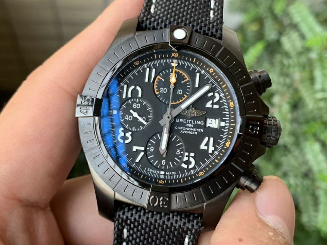 Avenger II Seawolf Chronograph PVD Titanium OXF Best Edition Black Dial on Black Nylon Strap A7750 Avenger II Seawolf Chronograph PVD Titanium OXF Best Edition Black Dial on Black Nylon Strap A7750